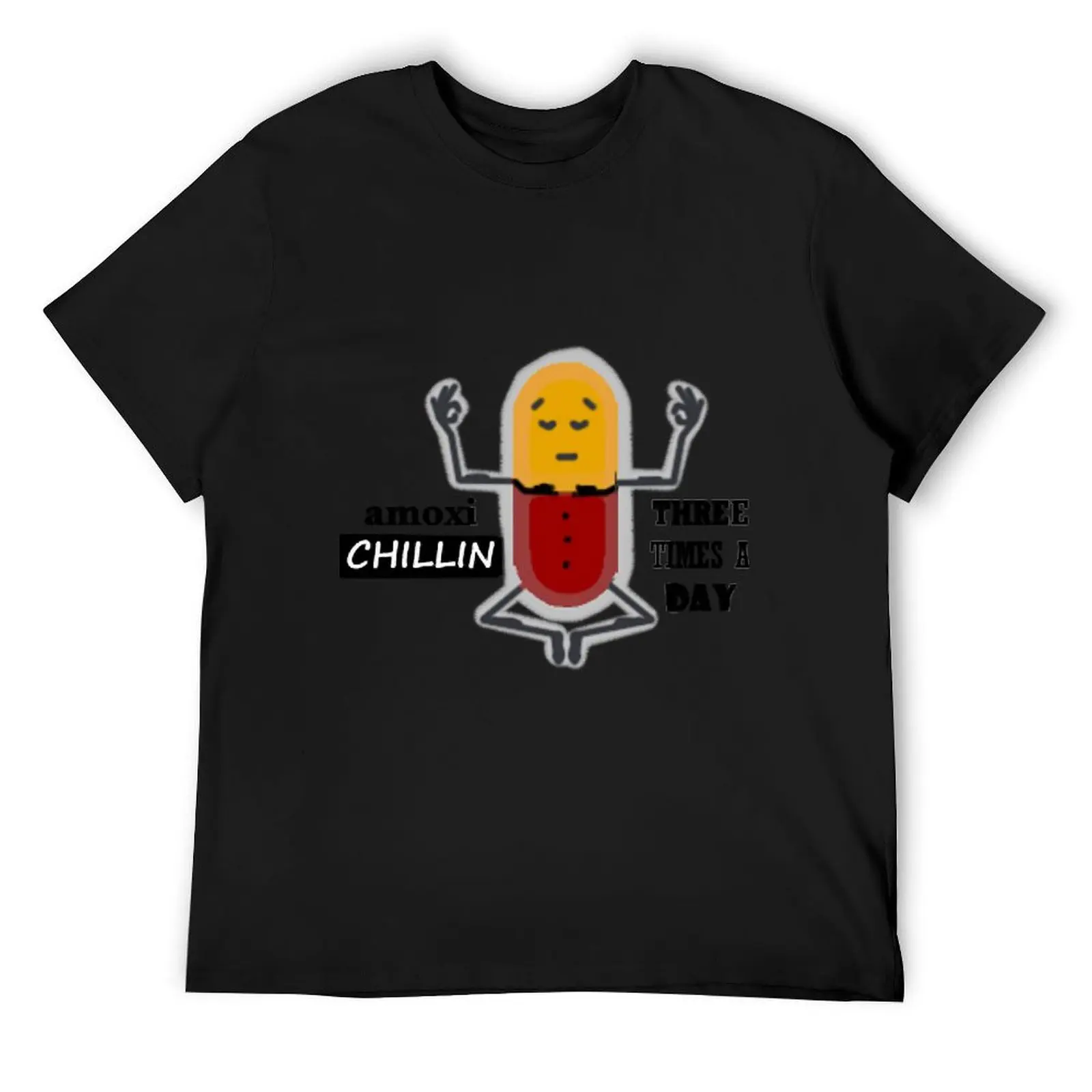 

Amoxichillin Sticker T-Shirt customs design your own oversized graphic tee cute clothes funny costumes men t shirt