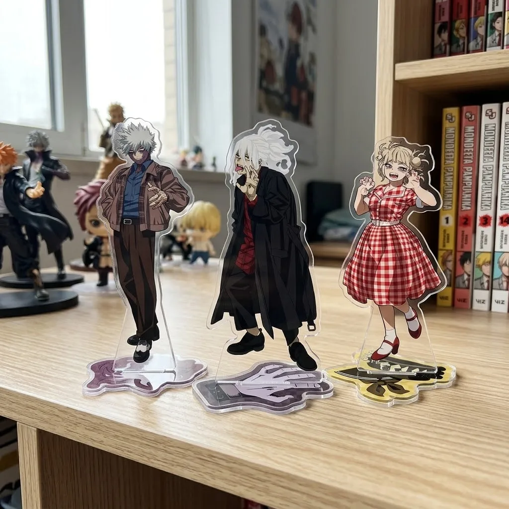 Anime My Hero Academia Acrylic Stand Dabi Figure Desktop Decoration Collectible Ornament Character Model Gift Keychai