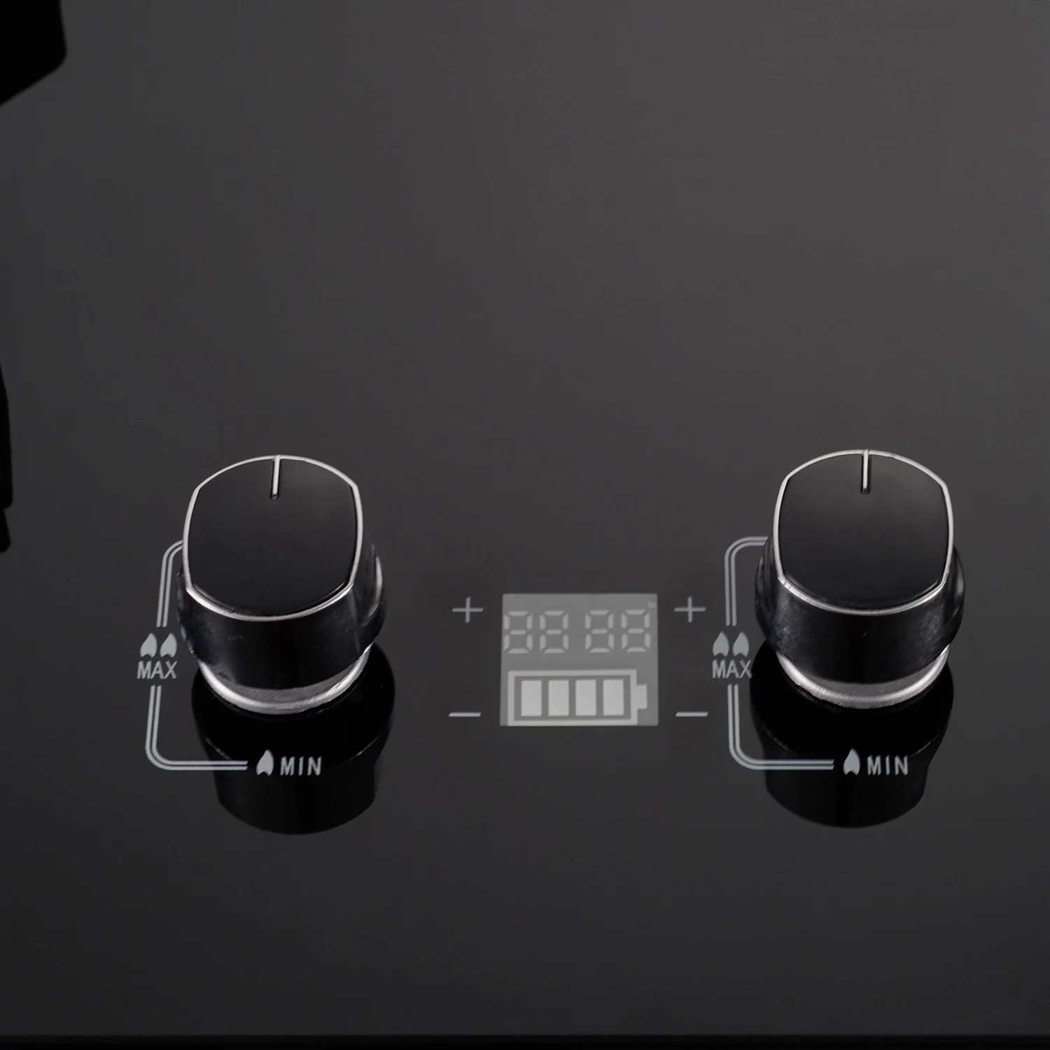 CE Embedded Type 2 Burner Gas Stove  Tempered Glass Flameout Protection Gas Smart Cooktop for Kitchen and Restaurant