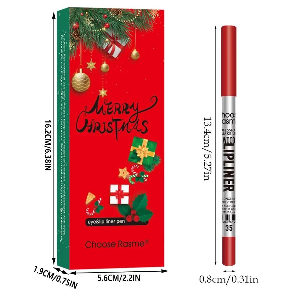 12本入りマットリップライナーセット クリスマスギフトセット 栄養&保湿 長持ち&簡単メイク ホリデーギフト