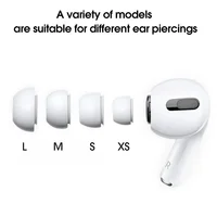 Embouts d'oreille en Silicone souple pour Airpods Pro 1/2 génération, housse de protection pour écouteurs, trou de réduction du bruit, oreillettes pour Apple Air Pods Pro 2