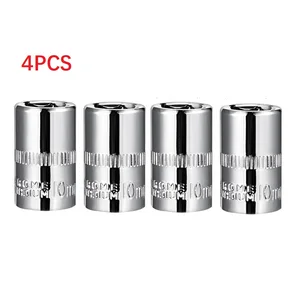 Cromo vanádio Aço Reparação Ferramentas Manuais, soquete raso, DIY, Automotive, Household, Reparação de peças, Drive 10mm, 1 6 principais vendas kit reparo al4 - №3