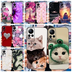For Infinix Note 11 Case X663 X663B Cartoon Cats Cute Cover For Infinix Note 12 2022 G88 X663C Phone Case Shockproof Bumper 6.7