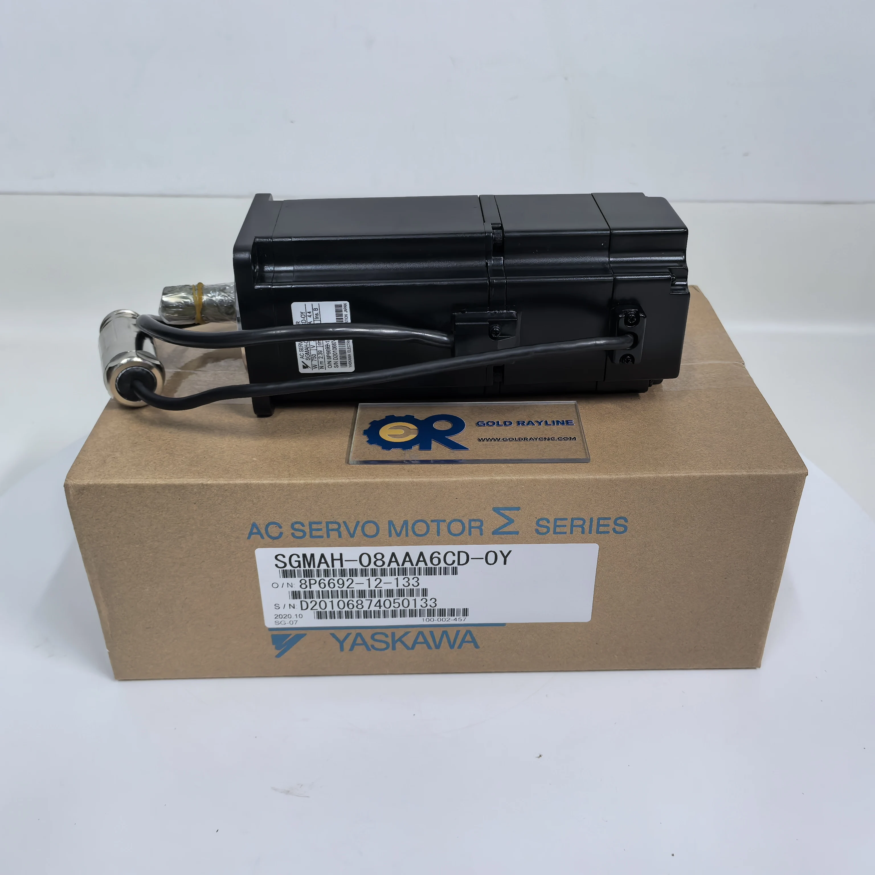 

New SGMAH-08AAA6CD-OY Yaskawa Servo Motor 1 Year Warranty