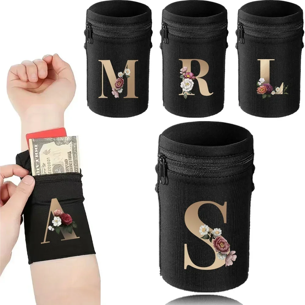 Sports Wristband Bags Wrist Protector Running Sport Safety Black Series Support Brace Wrap Wristband Ｇold  Style Wrist Brace Bag