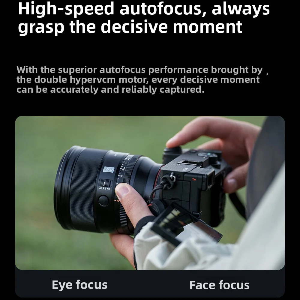 Viltrox 56 مللي متر F1.2 PRO التركيز التلقائي فتحة كبيرة كاميرات صورة عدسة ل Fujifilm XF سوني E ZV10 نيكون Z XT30II XS10 A7R A7M Z6