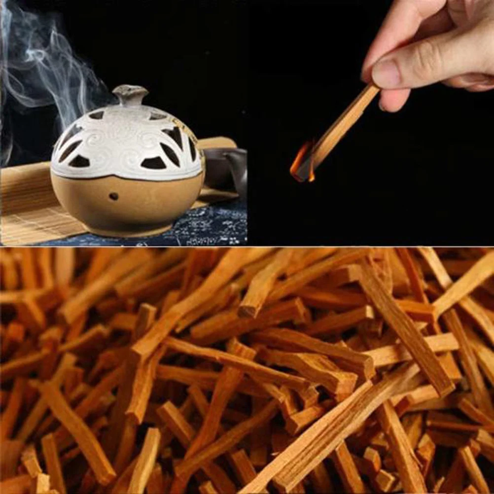 

500G Sandalwood Wood Incense Sticks 7.5cm Meditation Relaxation Stress Relief Natural Fragrance Aromatic Sticks for Yoga Office