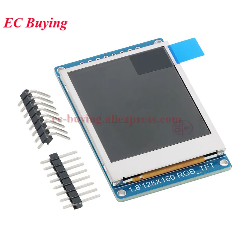 Wyświetlacz TFT IPS SPI HD Full Color LCD Moduł z układem sterującym ST7735 / ST7789 GC9A01, rozdzielczość 80*160 240*240 128*128, rozmiary 0.96 1.28 1.3 1.44 1.5 1.8 cala — zdjęcie produktu 5
