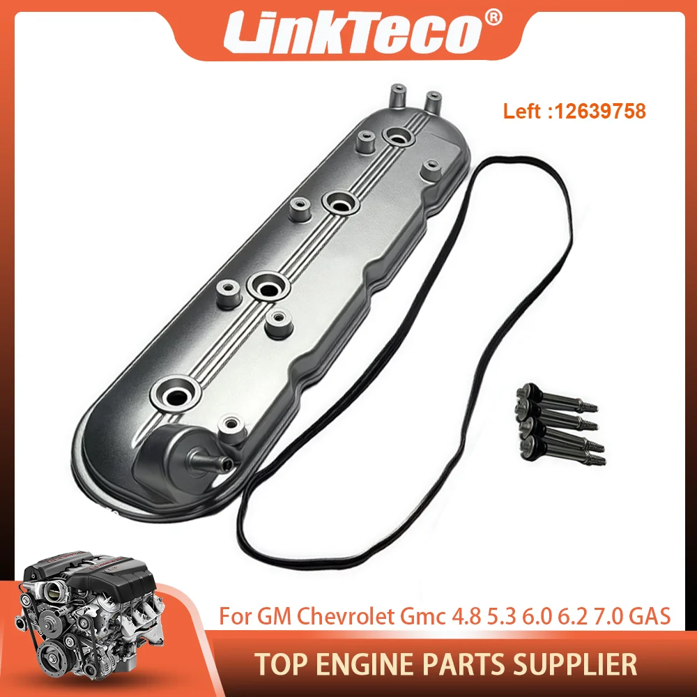 

Крышка клапана двигателя подходит для GM Ecotec LS 4.8 5.3 6.0 6.2 7.0 GAS для 09-20 Chevrolet GMC Pontiac Cadillac Hummer 12637684 12639758