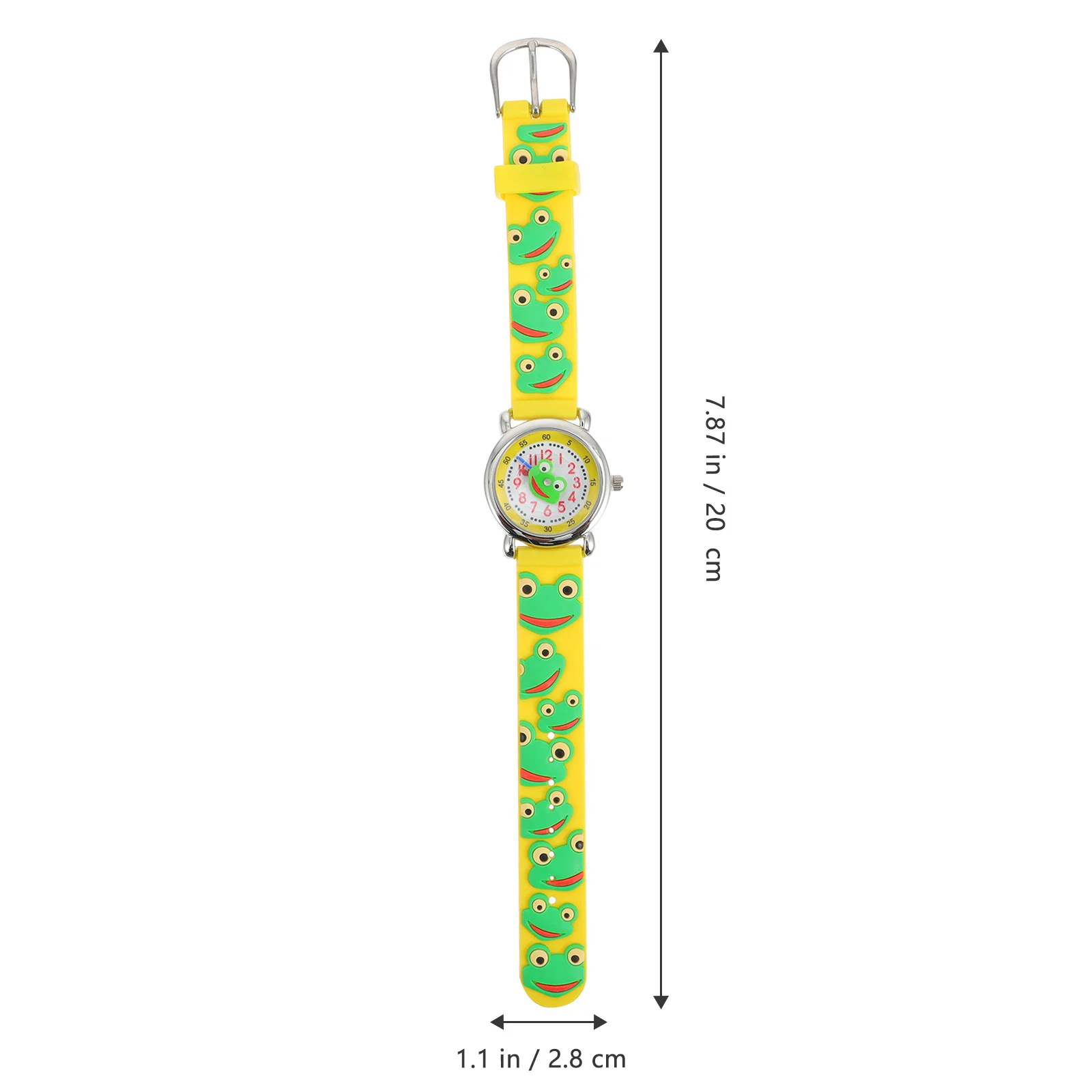 1pc 3D Frog Watch Cartoon Silicone Wristwatch For Outdoor Waterproof Timepiece For Gift