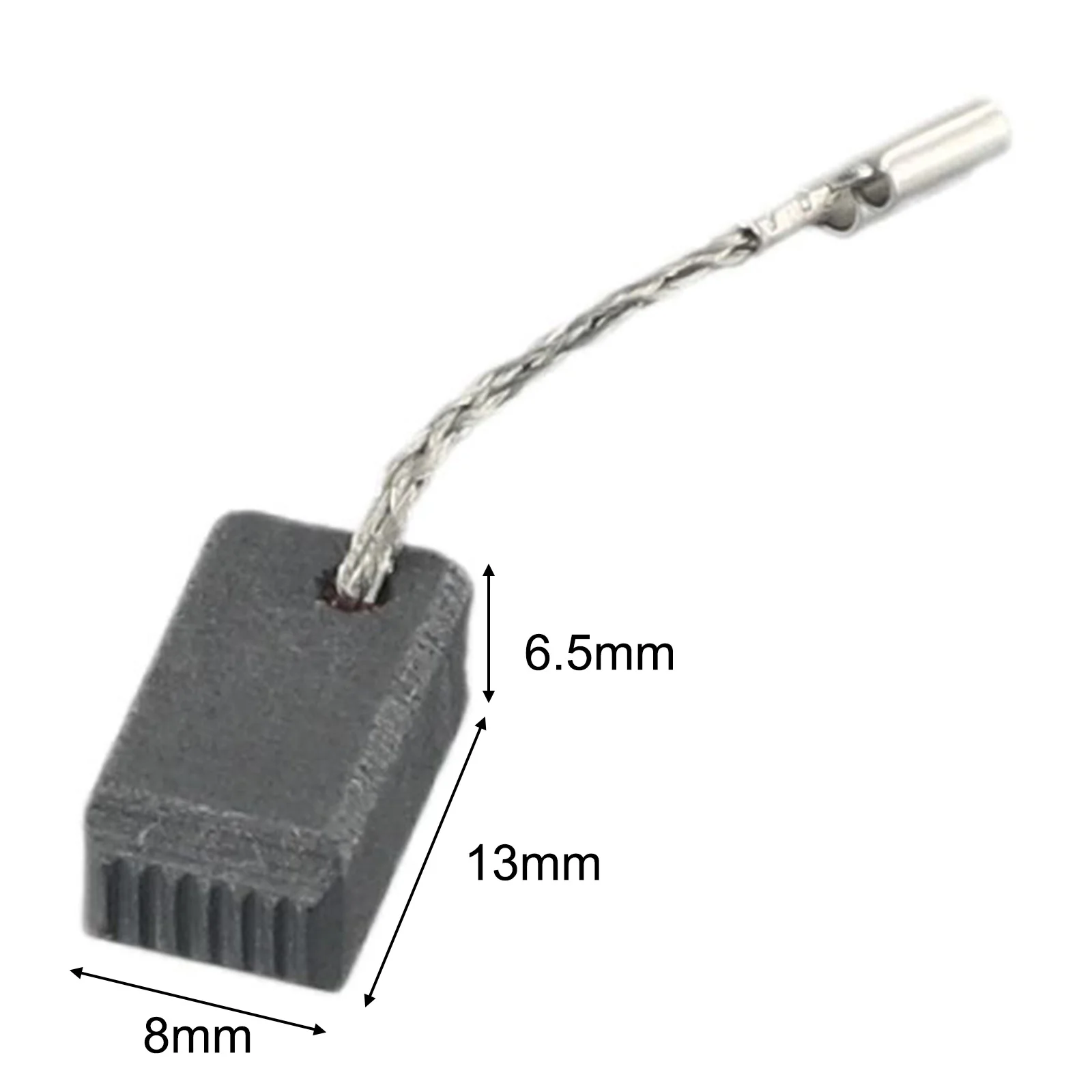 With Cutoff Carbon Brush Kits Long Service Life 2* Metal 2pcs 2x Replacement 6.5*8*14mm Sets Accessories Fine Workmanship