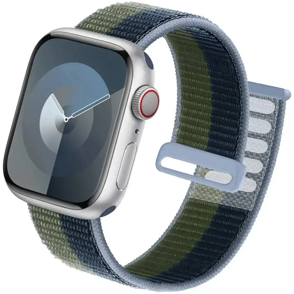 Nylon-Schlaufenarmband für Apple Watch-Armbänder 49 mm Ultra2 44 mm 40 mm 45 mm 41 mm 46–42 mm Armband für iWatch-Armband Serie 9 8 SE 7 6 5 4 10