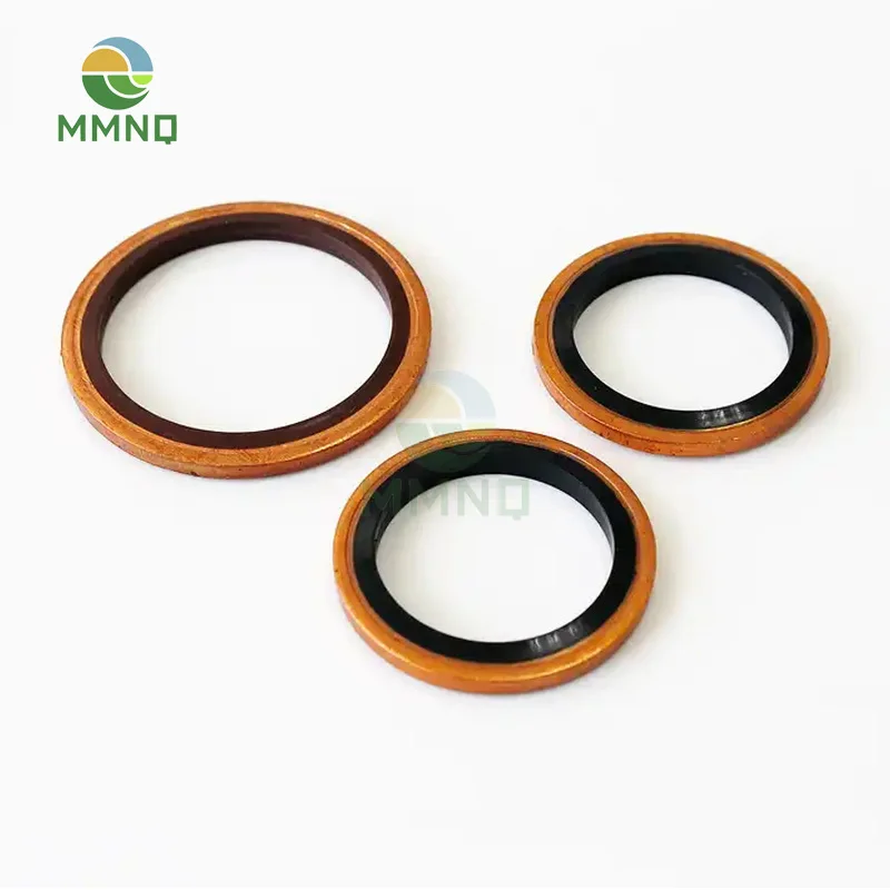 Bonded Washer Nitrile Rubber Gasket Metal Red Cooper Seal Ring Metric M6/8/10/12/14/18/20/22-60 Oil Drain Plug Washers