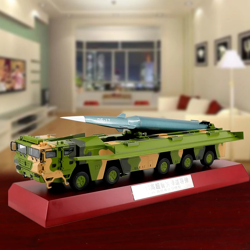 

Alloy Model of The DF-17 Militarized Combat Missile Launcher 1:45 Scale Toy Gift Collection Display