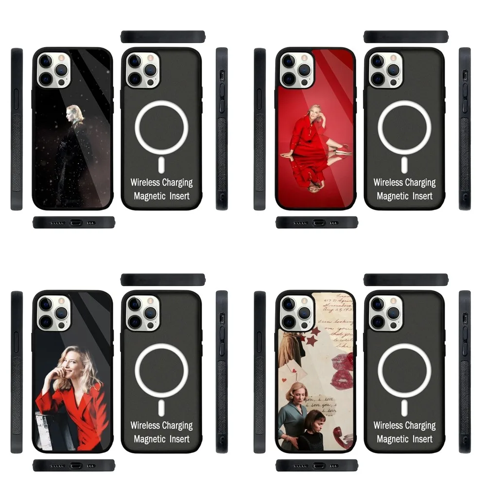 

Cate Blanchett Phone Case Strong Magnetic For IPhone 15,14,13,Pro,Max,Plus,11,12,Mini For Magsafe Wireless Charging