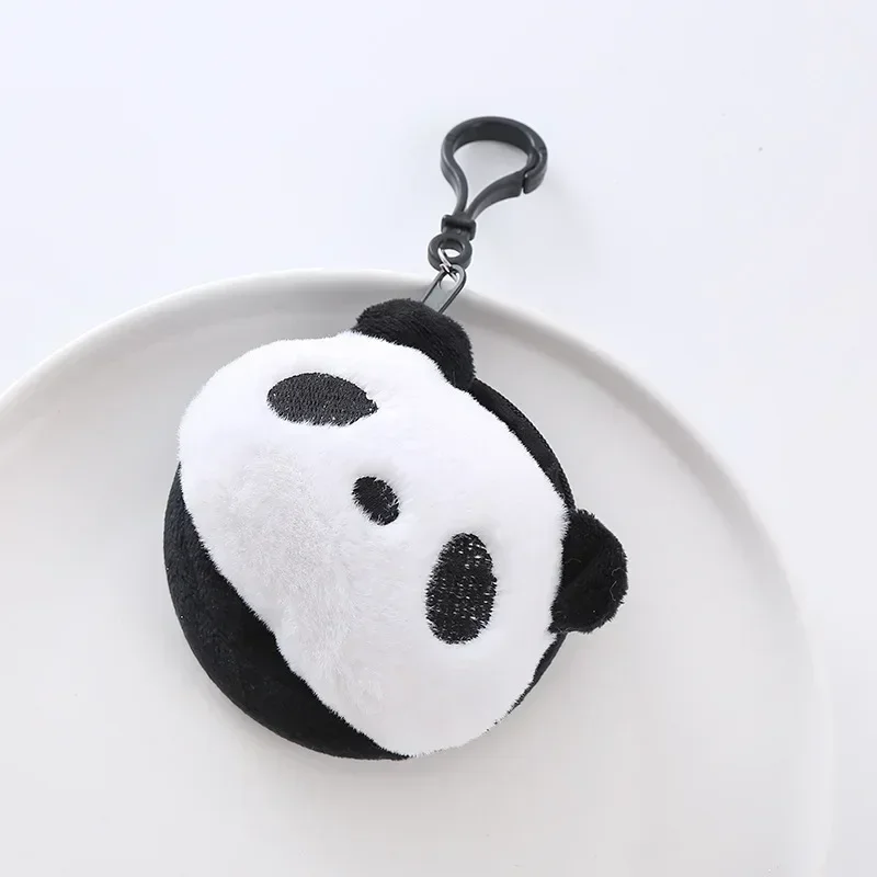 Geschenke für Kinder, niedlicher Cartoon-Panda, Münztüten, Geldbörse, Münzfach, weicher Plüsch, niedliche Geldbörse, Schlüssel, Karten, Kopfhörer, Aufbewahrungstasche, Anhänger