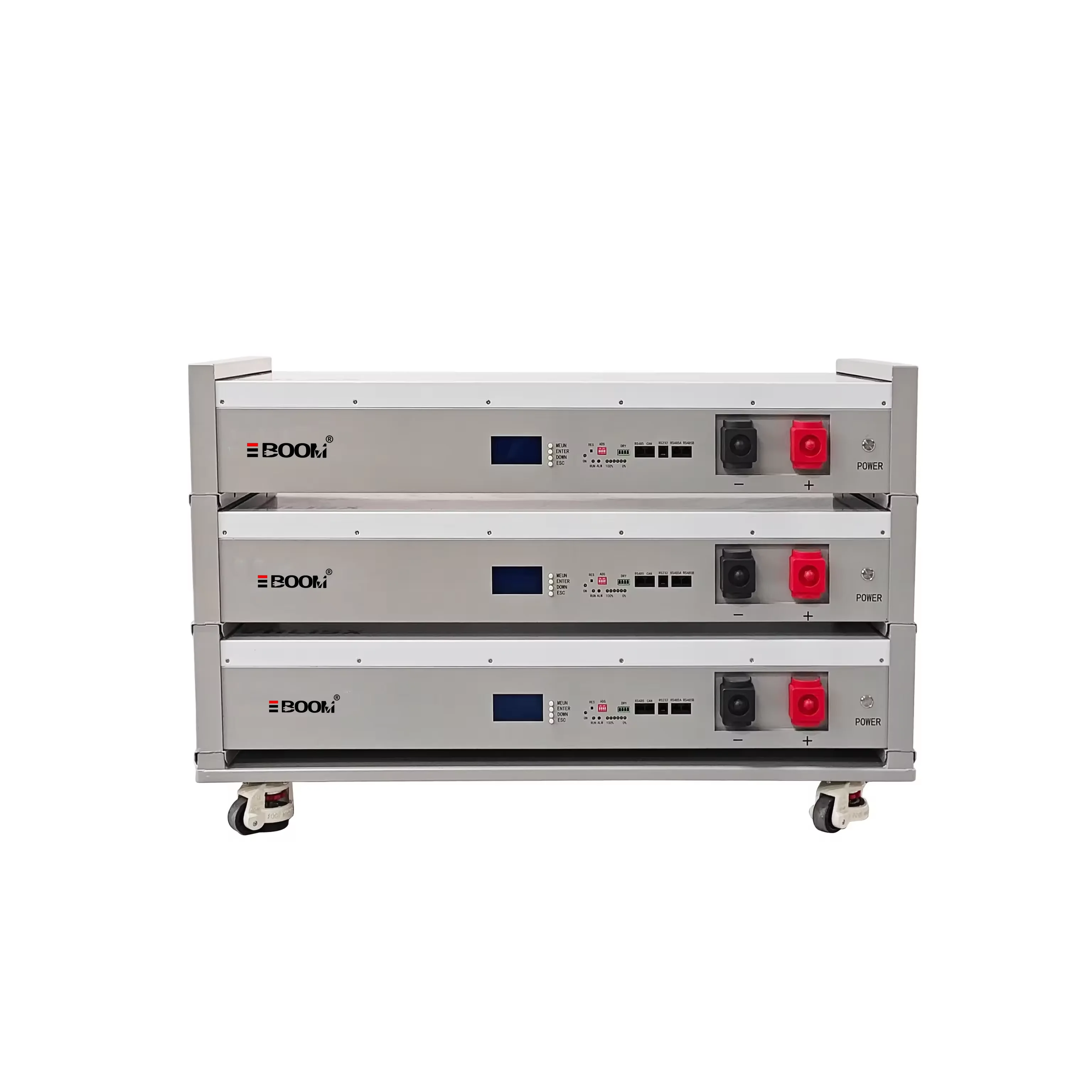 7KWH 15KWH Stackable 48V Lithium Ion Rechargeable Battery 51.2V 140Ah Lifepo4 Batteries Pack for Solar Energy Storage System