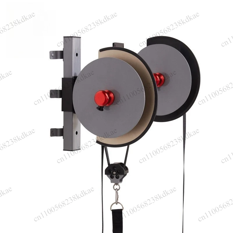 Wall Mount Eccentric Flywheel Trainer Height Adjustable Variable Resistance Centrifugal Pulley Fitness Equipment