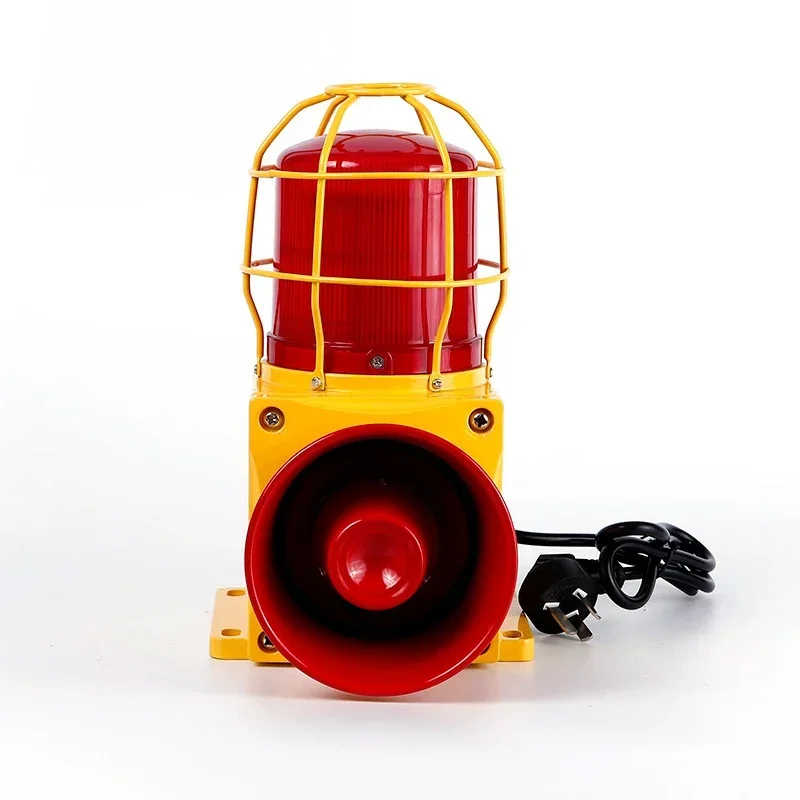 Factory Direct Supply 120db Flashing Light Audible And Visual Alarm Industrial Outdoor Light And Sound Warning Buzzer Horn Alarm