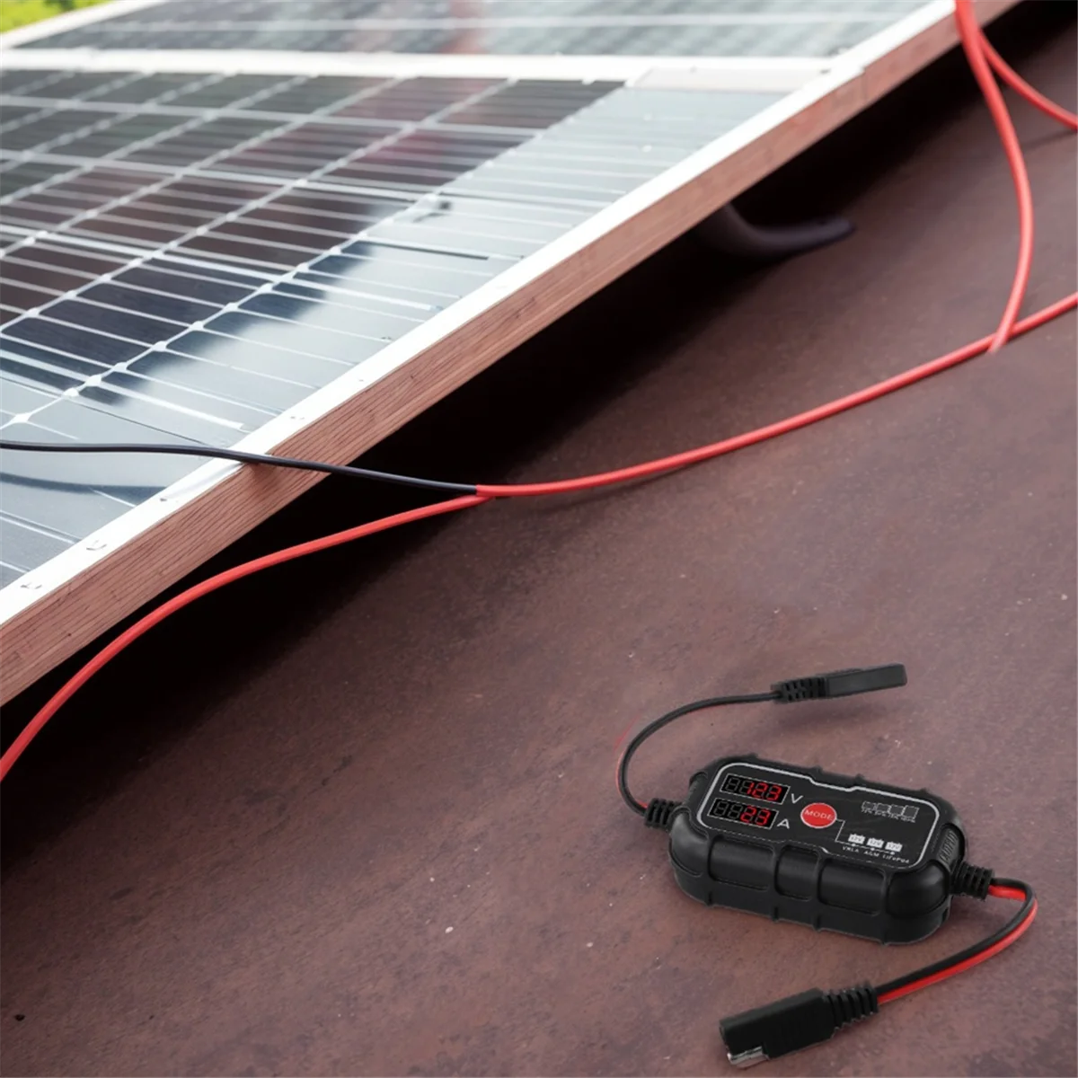 A97ZZ 10A 12V Lithium Battery LCD Digital MPPT Solar Charge Panel Controller Regulator Home Improvement Solar Replacement Part