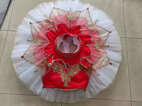 Professional Ballet Corset Pancake Ballerina Girl Professional ballet performance costumVariations of the ballet "Paquita" Paque