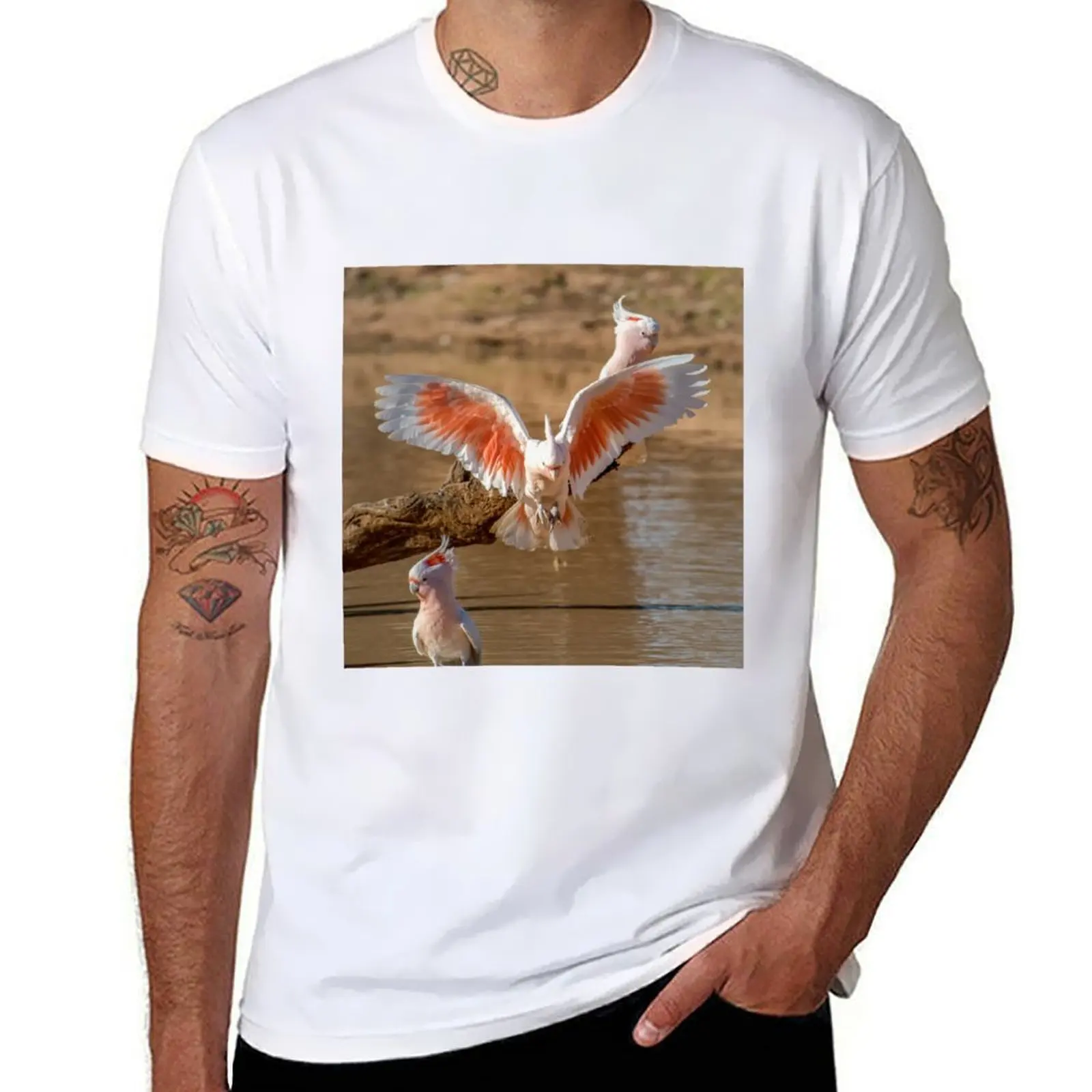 

Major Mitchell cockatoos T-Shirt man t shirts for men casual cotton t shirt man T-Shirt