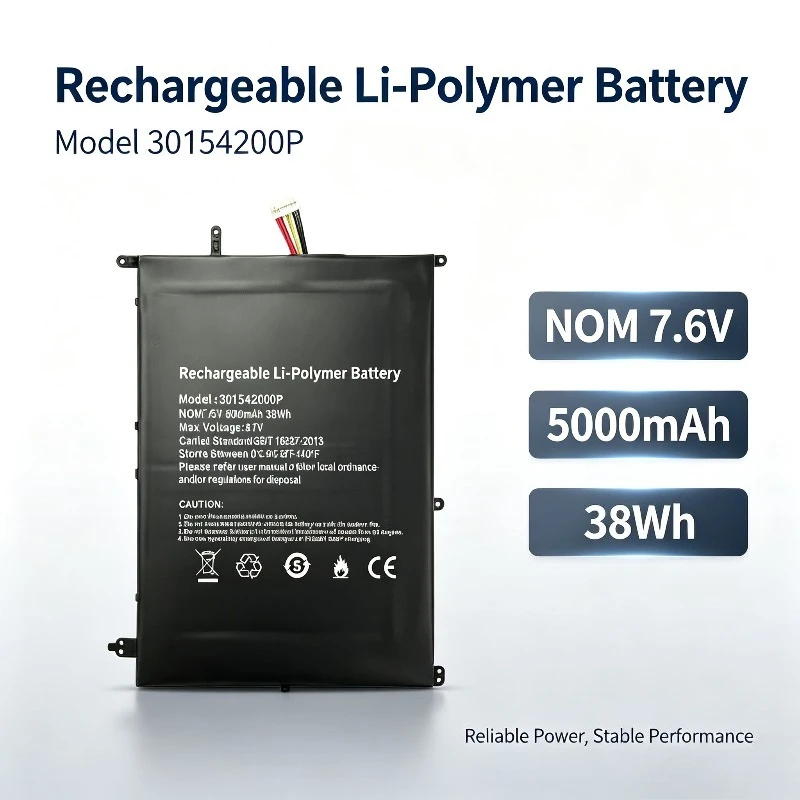 For Teclast F6 Pro F7 Plus Laptop Battery 30154200P,5000mAh High Quality Replacement Notebook Battery for Daily Office Home Use