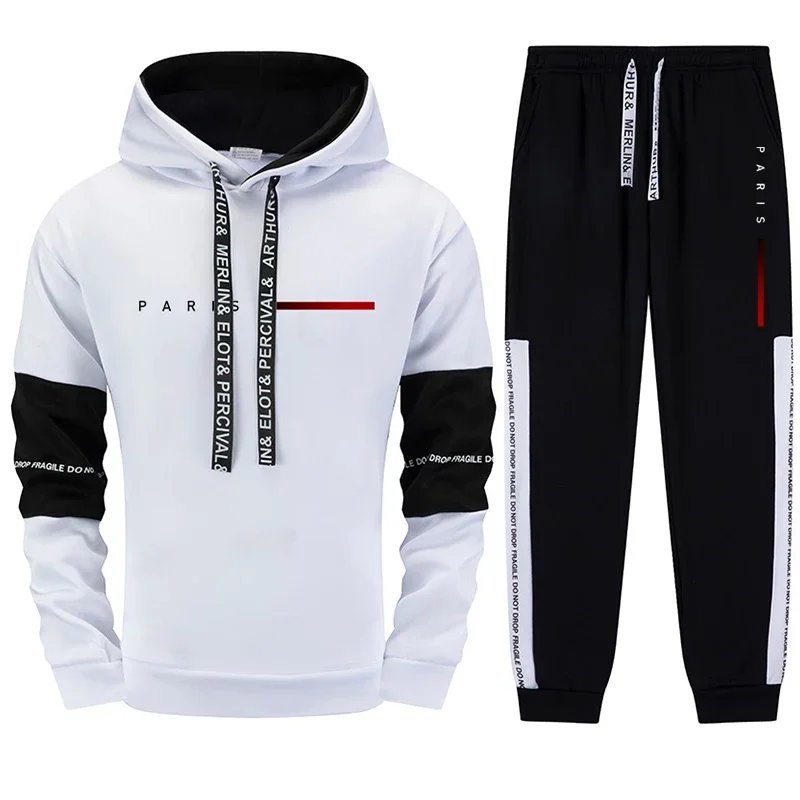

Daily Sports 2026 Hot Sales Casual Men's Hooded Tracksuit Outdoor Quality Single Sweatshirts And Sweatpants Comfortable Printing