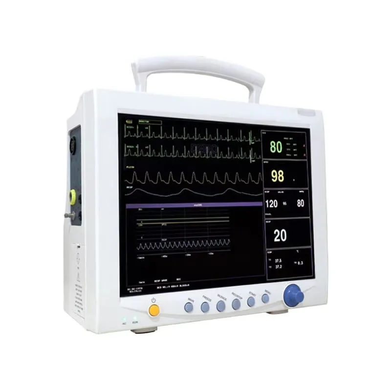Veterinary Multi-parameters Handheld Pet Hospital Clinic Vital Sign Blood Pressure Vet Patient Monitors with Anesthesia Machine