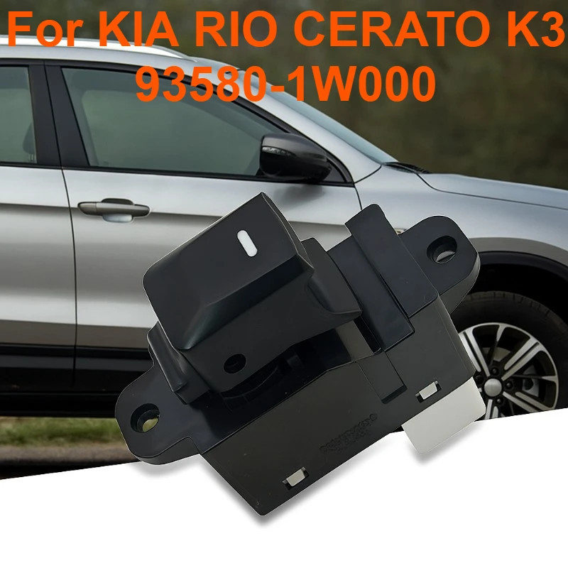 

For KIA RIO CERATO K3 93580-1W000 Front Left Power Window Lift Switch Button Car Door Glass Control Replacement Auto Parts