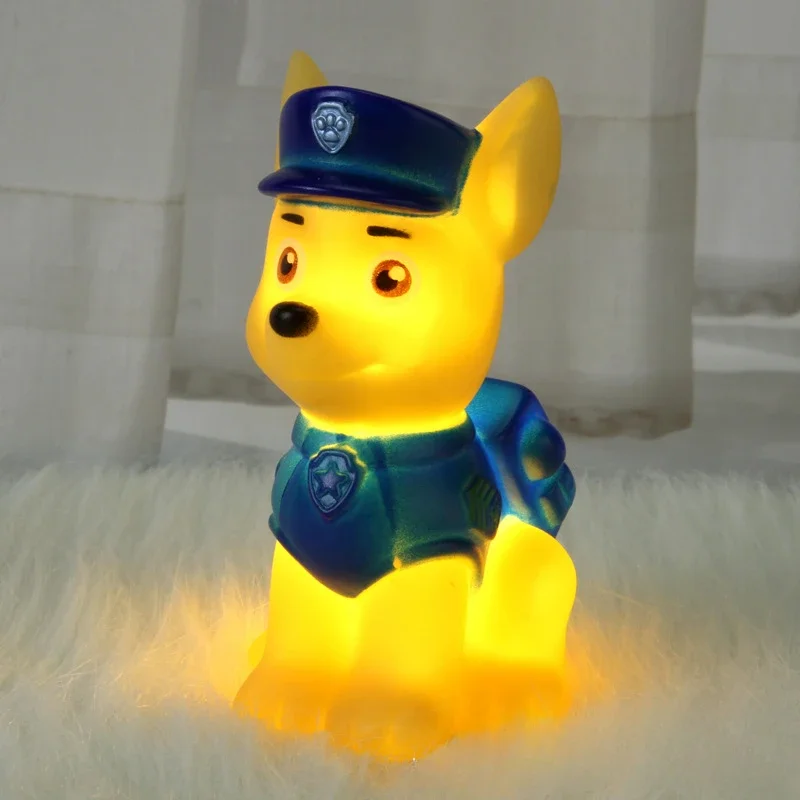 Paw Patrol Night Light Cartoon Glowing Chase Skye Children Toy Cute Bedside Lamp Atmosphere Lights Children's Birthday Present image 2