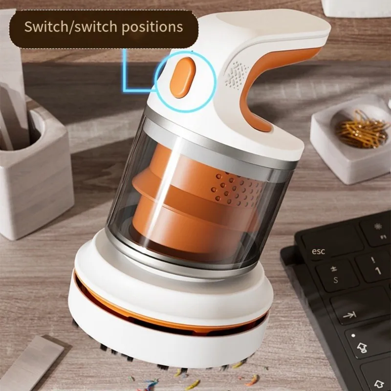 [NEWA66Z!】 Mini Desktop Multi-Function Vacuum Cleaner - USB Rechargeable For Office And Home Use