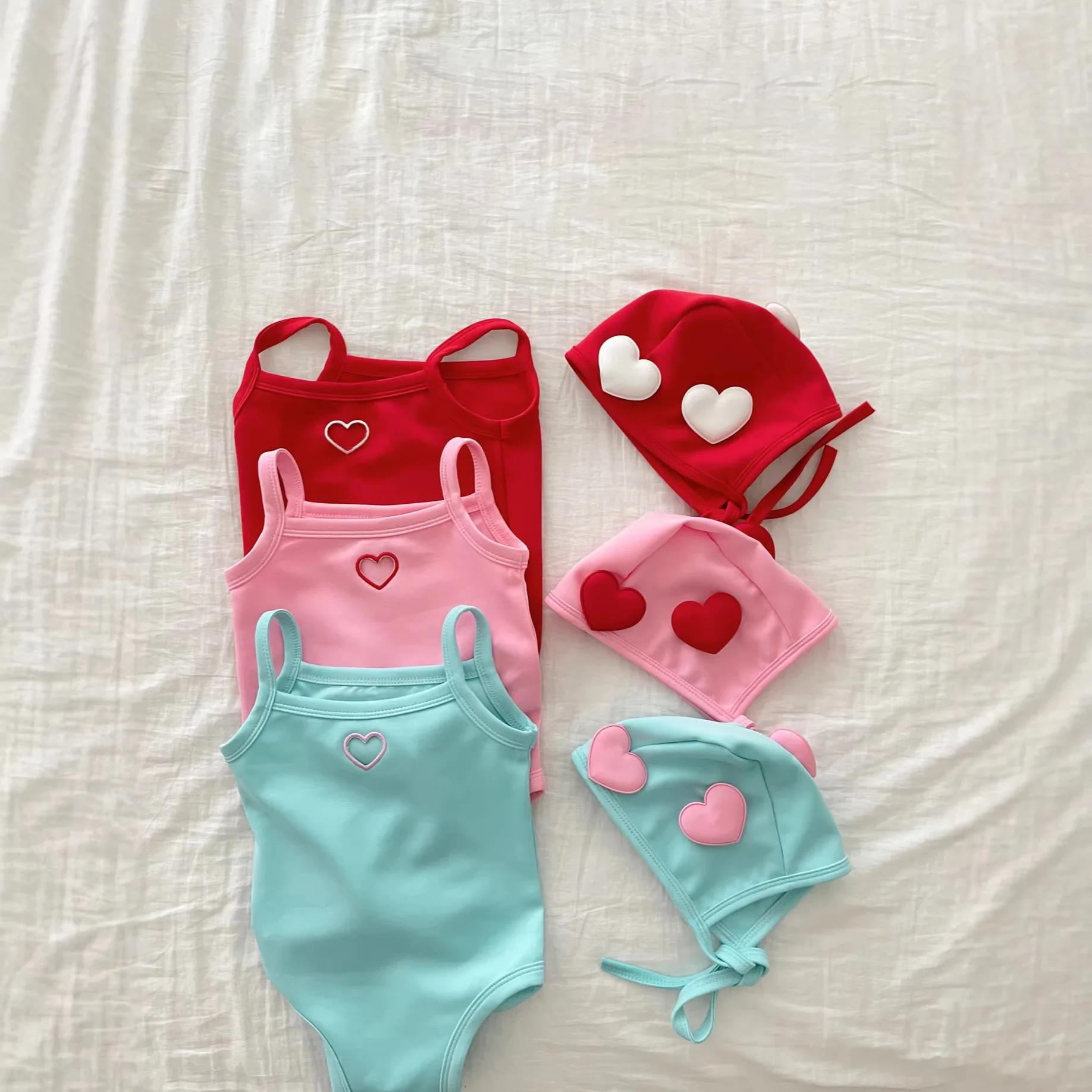Baju Renang Bayi Musim Panas 2026, Baju Renang Bayi Korea Cepat Kering, Set Dua Potong, Pakaian Modis dan Lucu