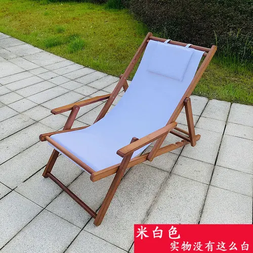 

Handrail Wood Beach Chairs Recliner Balcony Home Folding Beach Chairs Portable Fishing Silla Plegable Outdoor Furniture