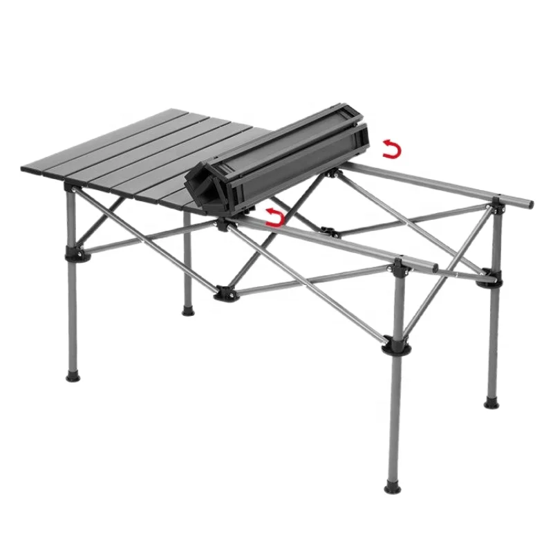 Polar Everest Cheap Folding Foldable RollinCamping Tables and Chairs Sets for Six Persons