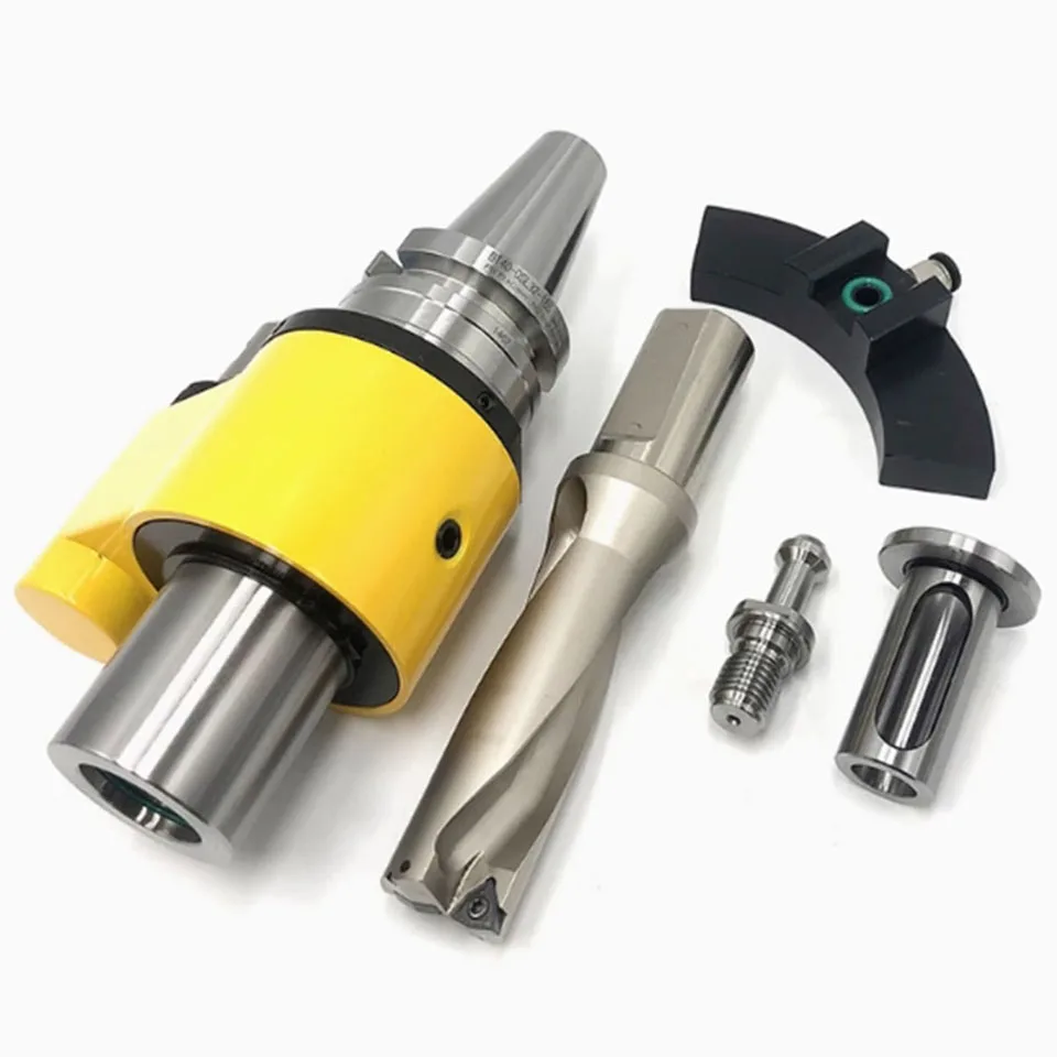 أداة قابلة للاستبدال باستخدام الحاسب الآلي مقبض أداة مسار الزيت BT40 معالجة التبريد الخارجي إلى منفذ مركز التبريد الداخلي BT50 BT30 #1