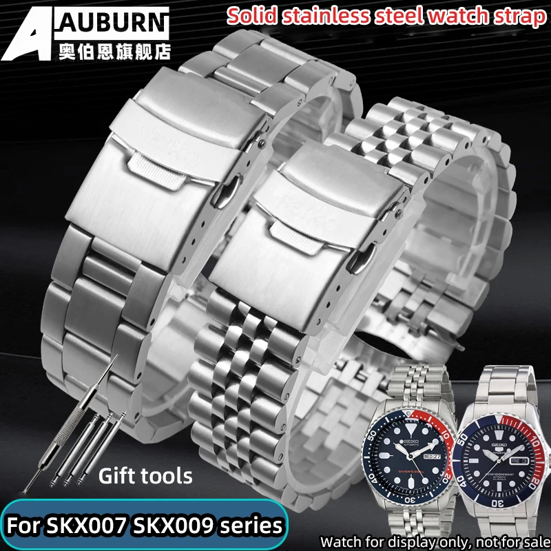 

Stainless steel strap bracelet for men 22mm 20mm For SEIKO 5 Water Ghost SKX007 SKX009 series SKX175 SKX173 metal strap tools