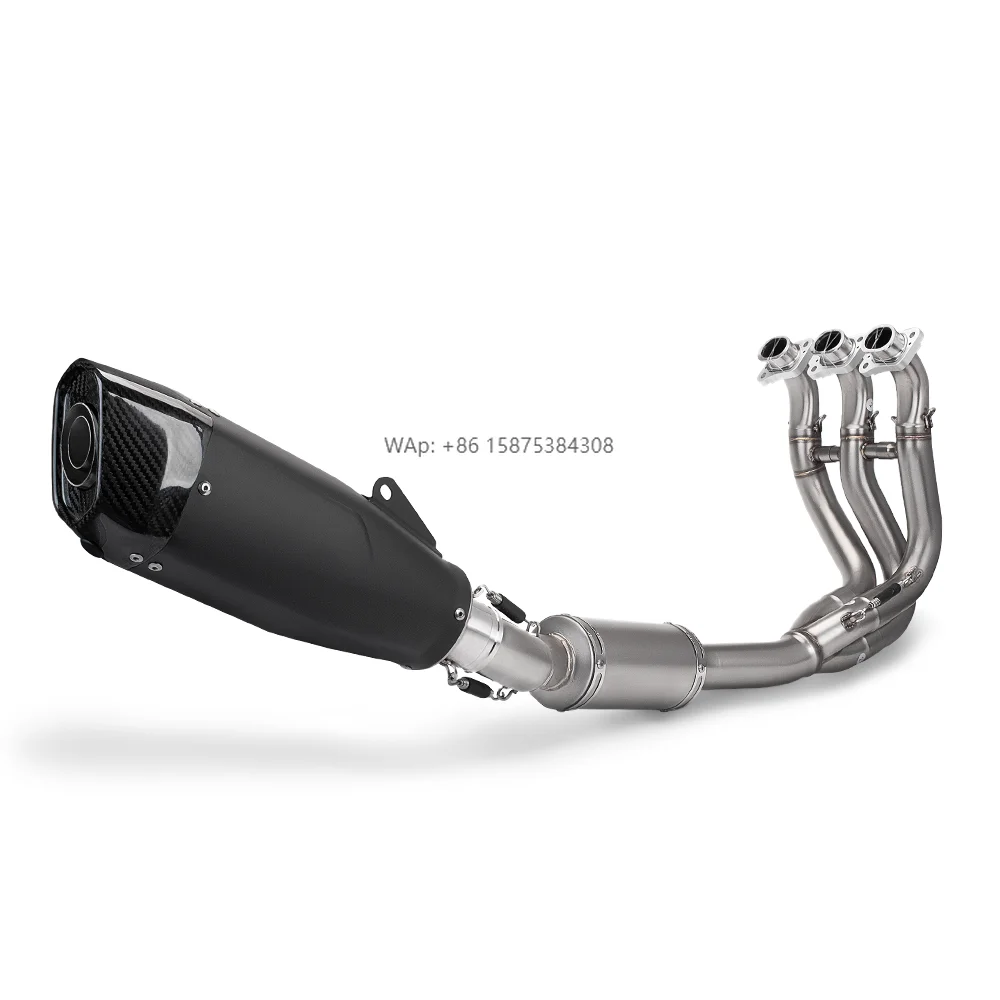 

2024 Daytona 660 Complete Exhaust System with 51mm Muffler and Front Link Pipe Connection New Motorcycle Exhaust