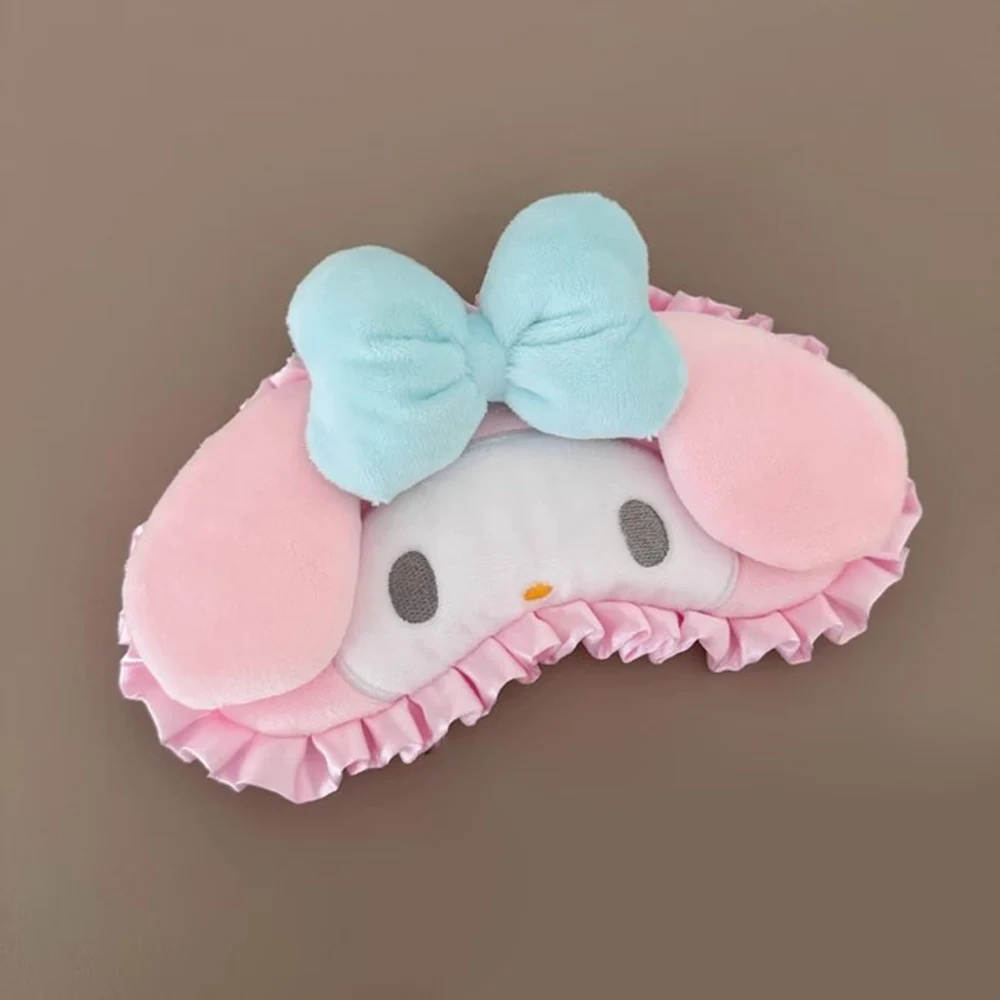 سانريو قناع عين من القطيفة كورومي سينامورول النوم التعتيم الغمامة ميلودي أنيمي استراحة الغداء اييشادي حماية السيدات