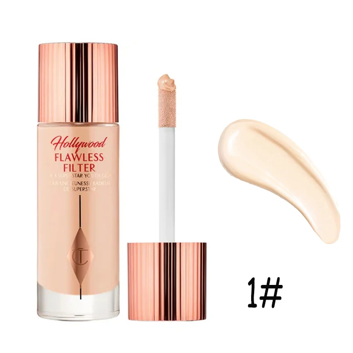 Charlotte Tilbury CT 5Colors Starlight Beauty Liquid Concealer Highlighter Facial Spot Concealer Foundation Huidvriendelijke make-up