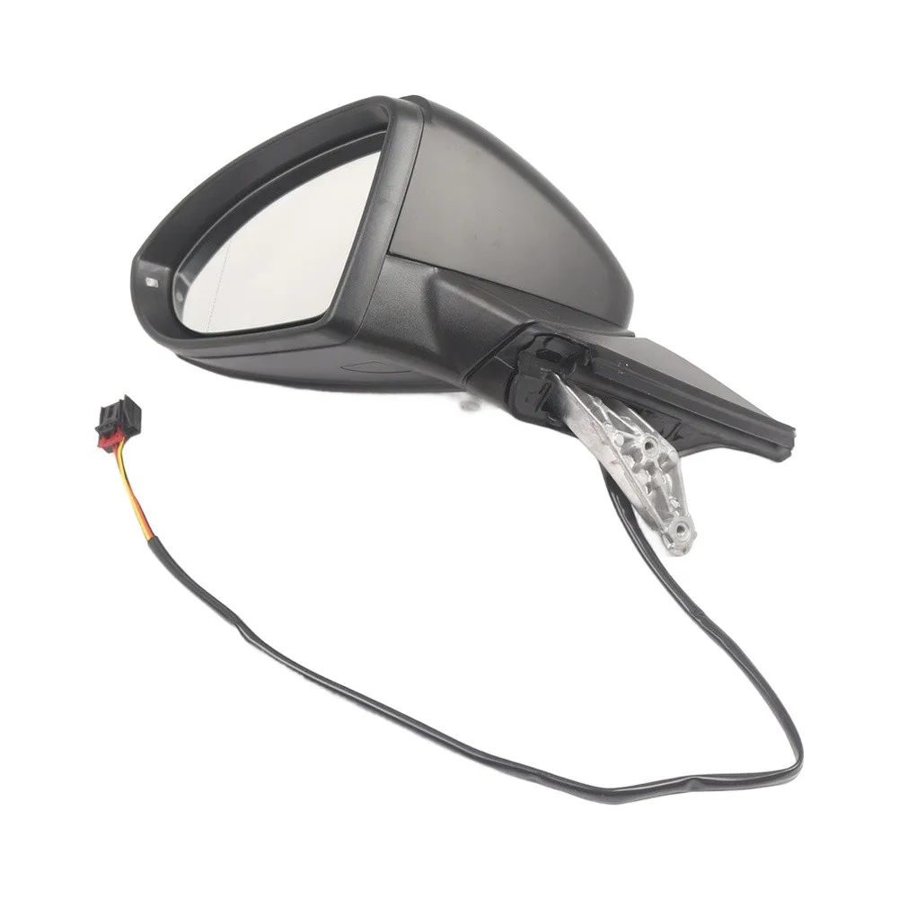 Left Side Rearview Mirror for For GOLF 7 2012-2020 LHD 6 Pin 5G1857508AF ABS 12V Heated Power Adjustable Turn Signal