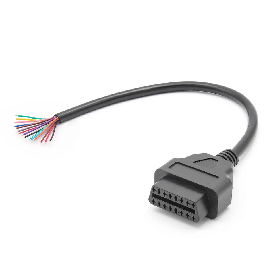 16 Pin Extension Connector Diagnostic Extender OBD2 OBD-II Opening 16 Pin Extension Connector Diagnostic Extender OBD2 OBD-II Opening