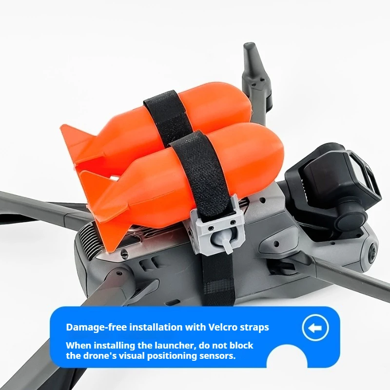 Universal Drone Dual-Release System, Durable Airdrop Device, for Rescue and Material Delivery, DJI Expansion Accessory.