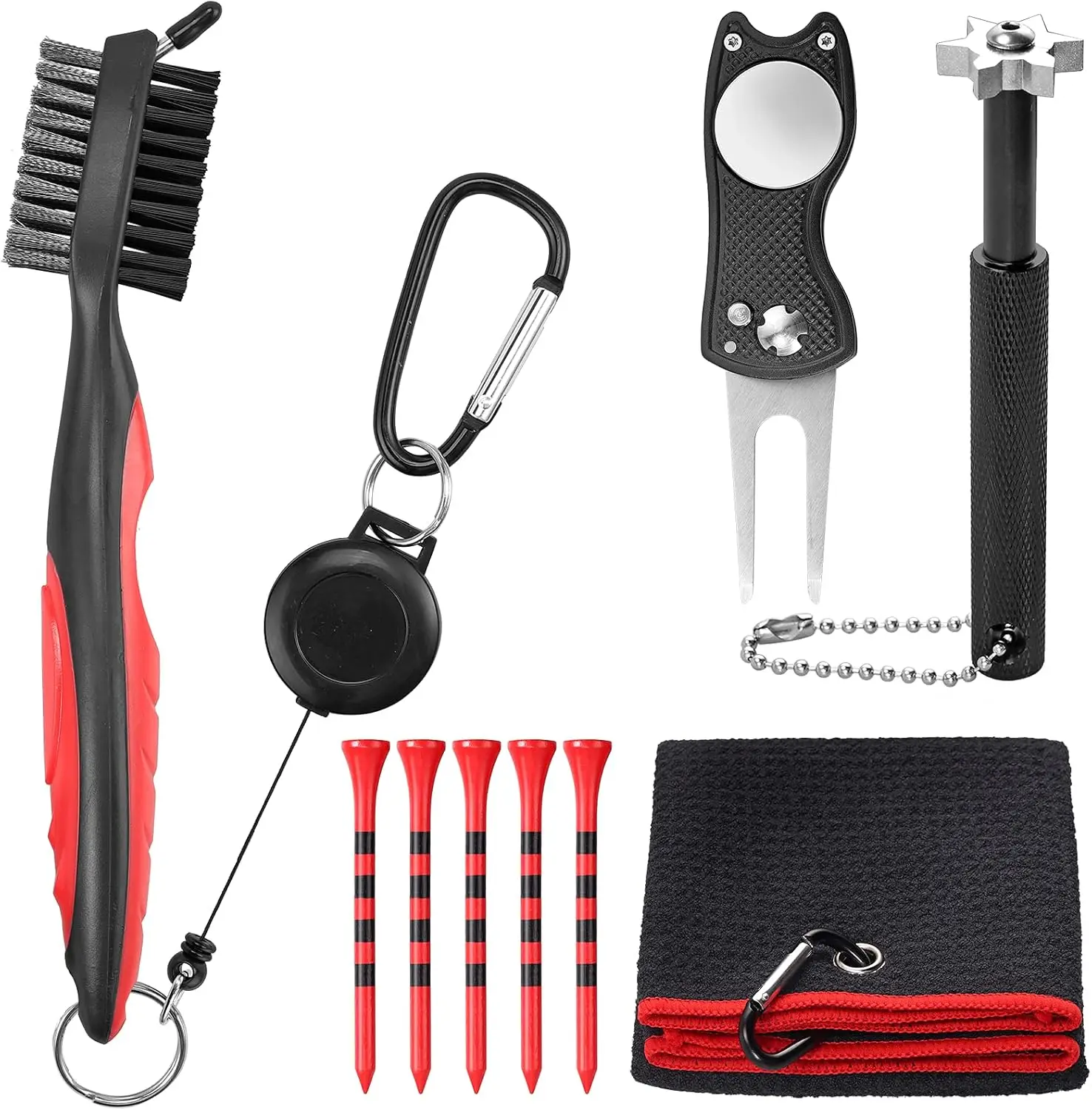 Kit Pembersih Tongkat Golf VINTEAM, Handuk Golf, Aksesoris Tongkat Golf