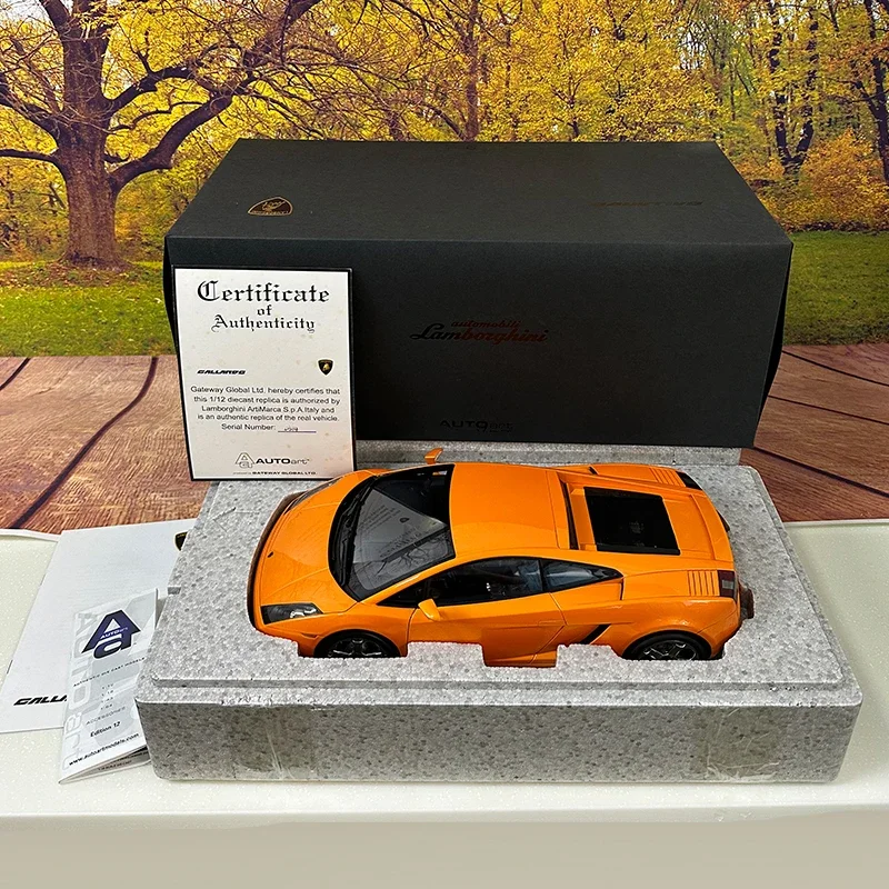 

In stock 1:12 Lamborghini GALLARDO calf sports car die-cast alloy model, boys' toy, adult collectible ornament.