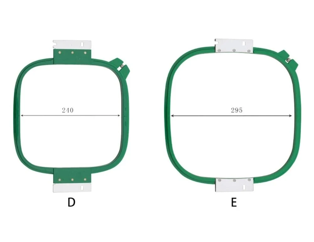 Plastikowa kwadratowa obręcz do haftu, rama ssąca, ścieg krzyżykowy, części do maszyn do szycia, akcesoria, 355 mm