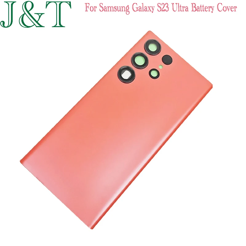 New For Samsung Galaxy S23 Ultra Back Battery Cover Rear Door Housing Rear Glass Case For Samsung S23 Ultra Battery Cover S918B