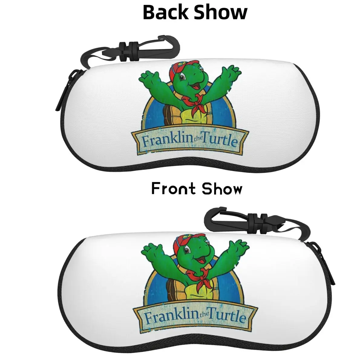 

Винтажный футляр для очков Franklin The Turtle Shell, защитная коробка для солнцезащитных очков для женщин и мужчин, мягкая сумка для очков