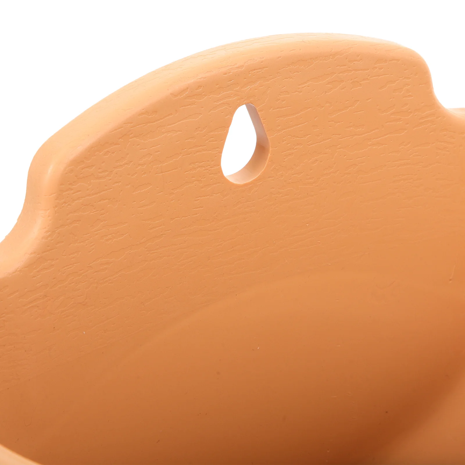 

2Pcs Wall Hanging Flower Pot Semi Circular Plastic Plant Pot Light Brown for Home Garden Hanging Basket Storage Organizer