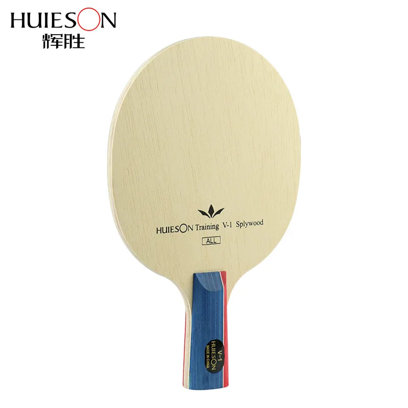 Huieson Basswood Ayous+Big Central Paulownia Table Tennis Blade V1, Solid Wood Lightweight Ping Pong Training Racket DIY